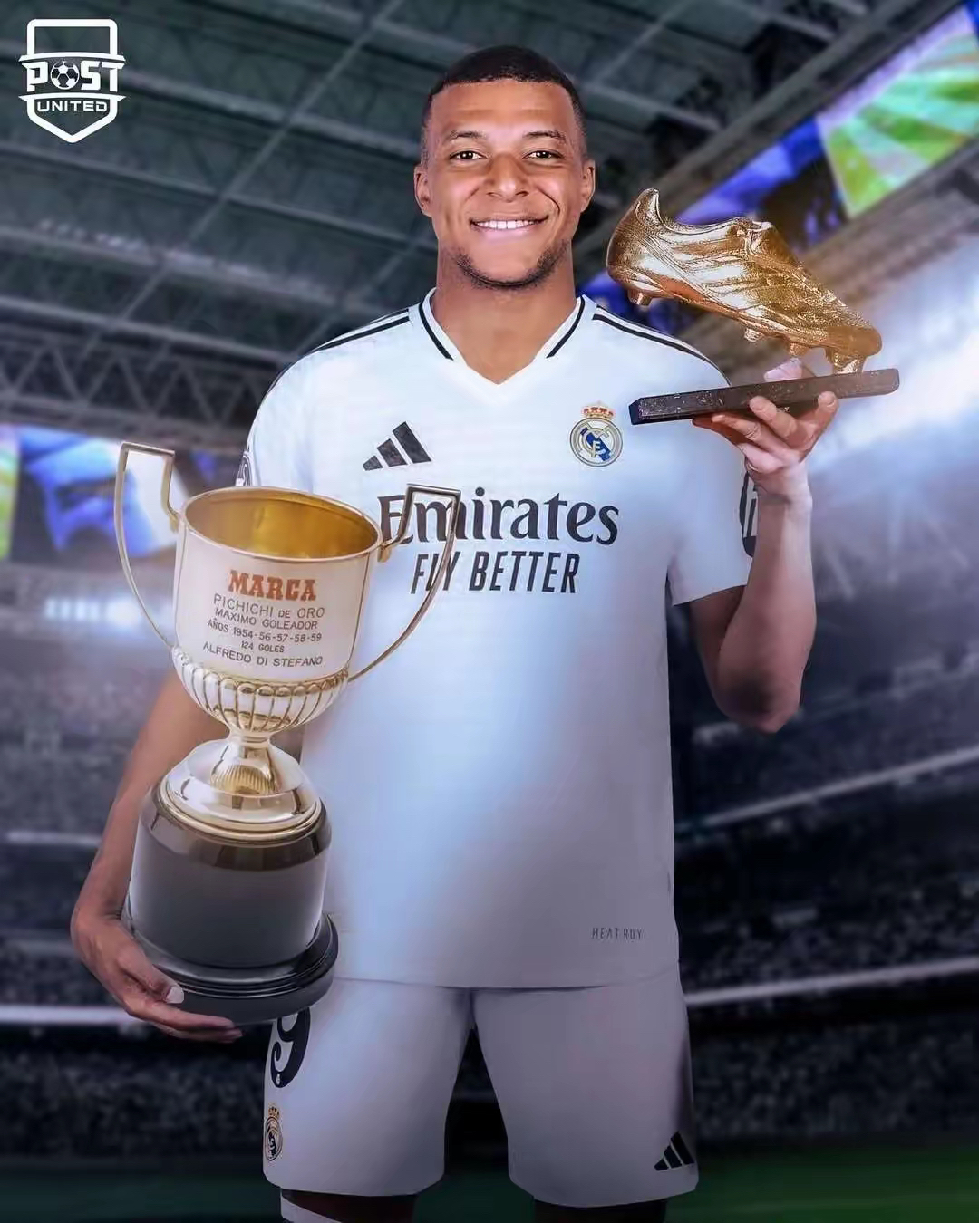 姆巴佩加盟皇马首赛季56场43球斩获西甲欧洲金靴 第2张 姆巴佩加盟皇马首赛季56场43球斩获西甲欧洲金靴 第2张