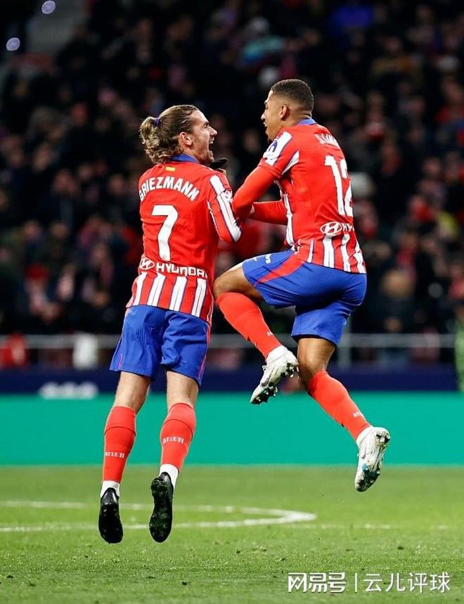 关于西甲马竞3-0塞维利亚阿尔马达传射阿尔瓦雷斯、格列兹曼建功的信息  第1张