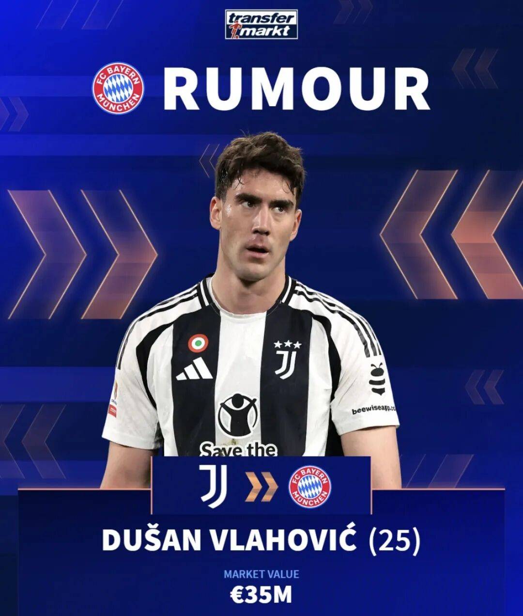 包含费内巴切愿意引进弗拉霍维奇球员表现没有达到尤文要求的词条